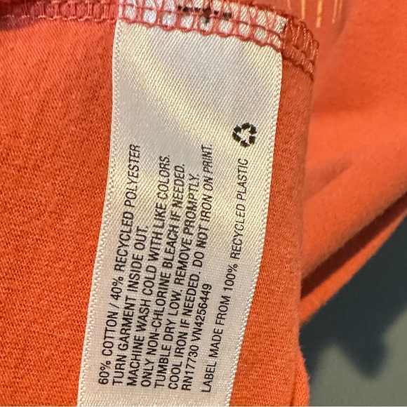 Goodfellow & Co. Red Shirt with Yellow Sunshine Graphic on Front - Picture 5 of 5